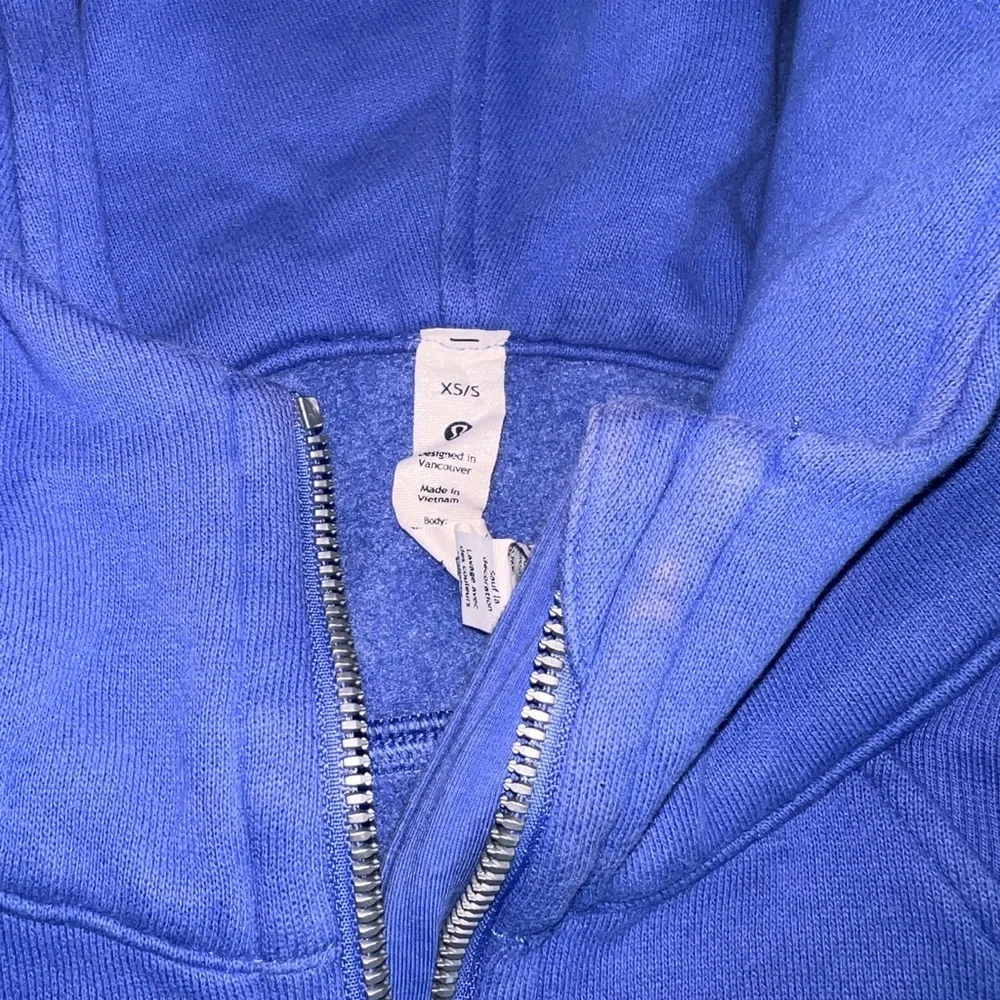 Lululemon athletica Scuba Oversized Half-Zip Hoodie Wild Indigo blue  Size XS/S - Picture 4 of 9